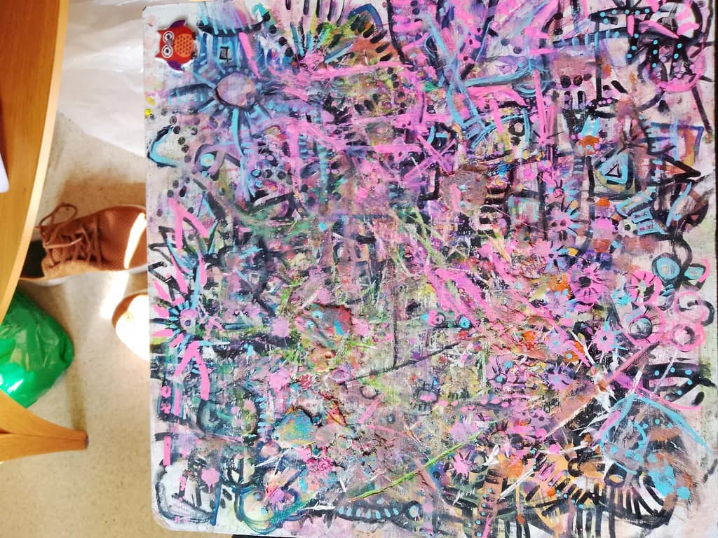 Vibrant Chaos: A Kaleidoscope of Color and Emotion in Abstract Expressionism