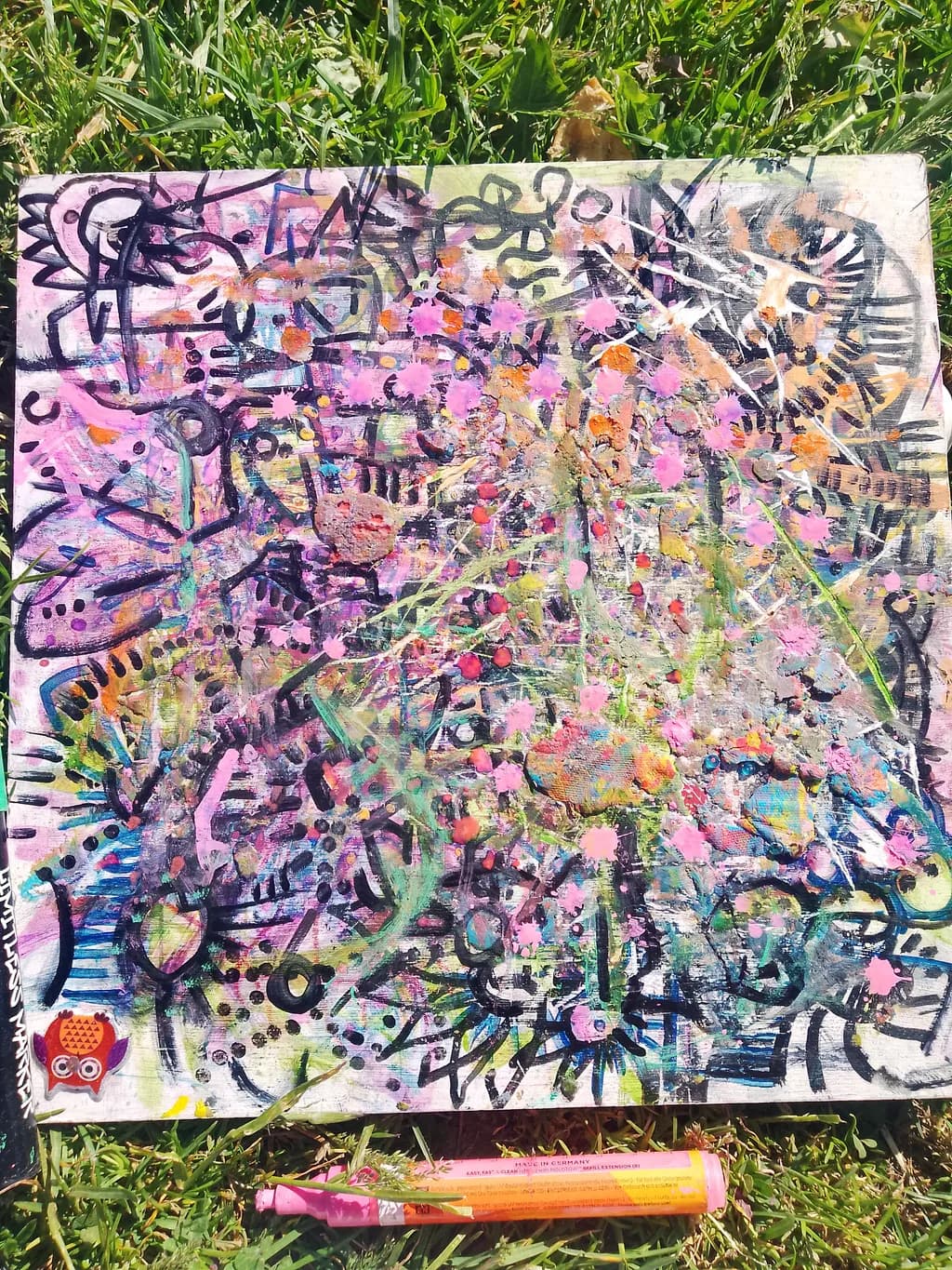 Vibrant Chaos: A Dance of Color and Form in Abstract Expressionism