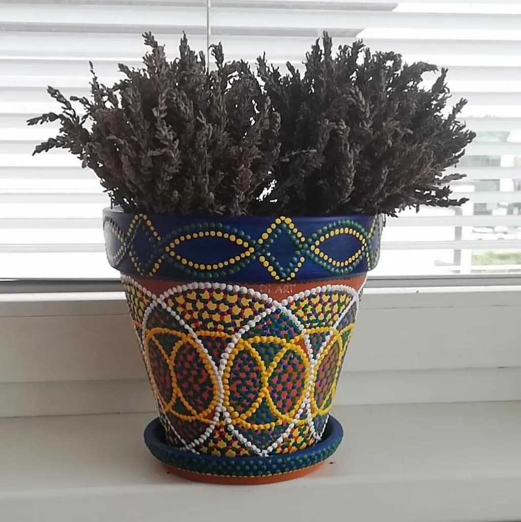 Colorful Ceramic Planter