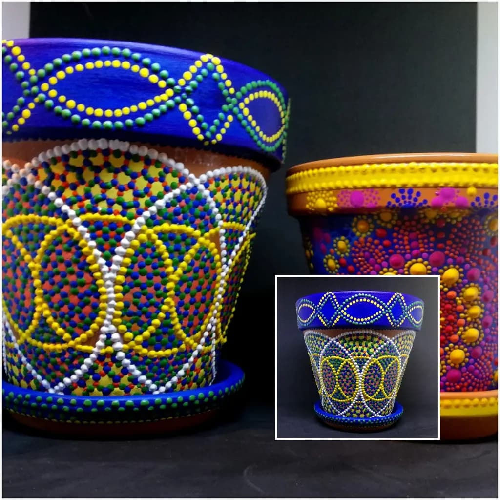 Colorful Ceramic Pots