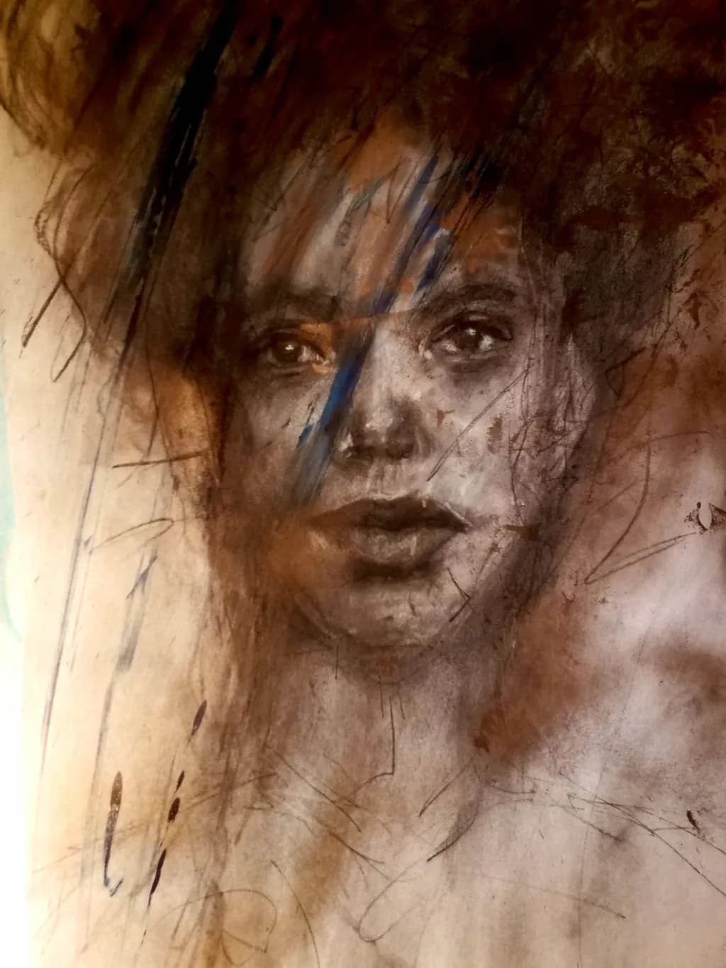 Whispers of Emotion: An Abstract Portrait of Inner Depths
