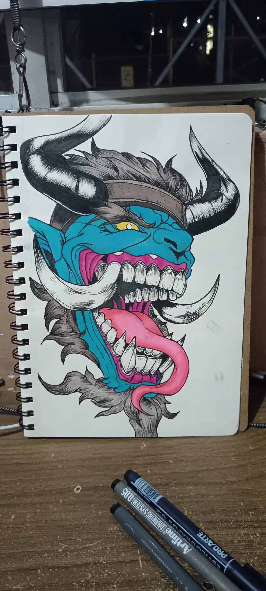 Twin-Horned Dragon Grin