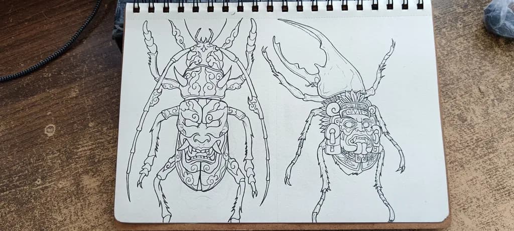 Ornate Beetle Studies