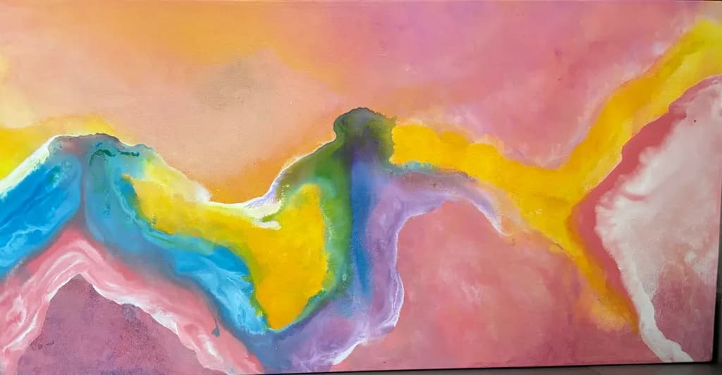 Vibrant Whimsy: A Fluid Dance of Colorful Abstracts