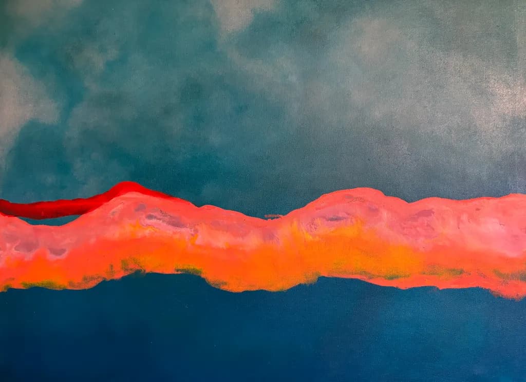 Vibrant Horizons: A Dance of Color and Emotion in Abstract Landscapes