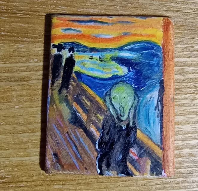 Echoes of Anxiety: A Vibrant Interpretation of The Scream by Edvard Munch