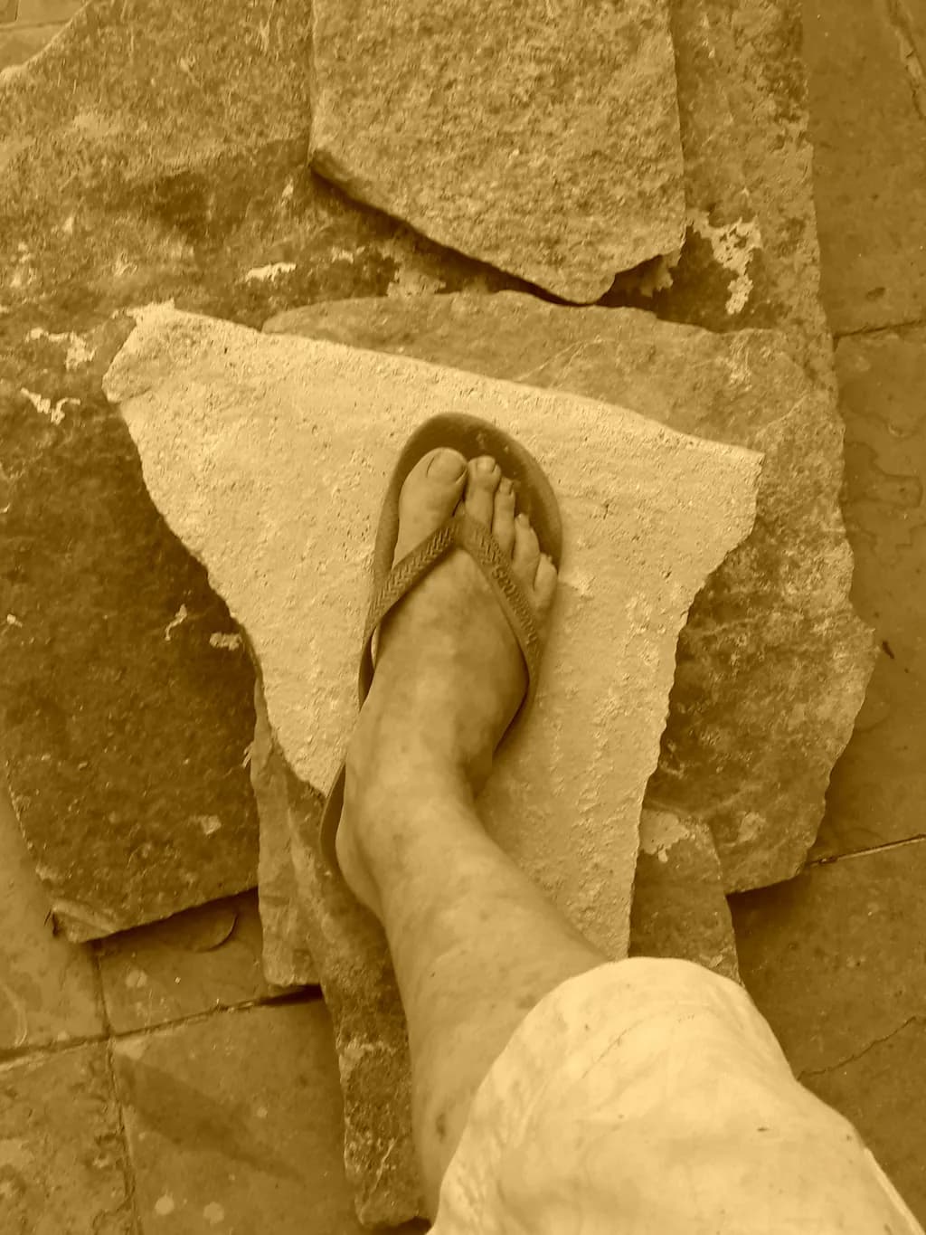 Footsteps on Stone: A Journey Through Texture and Time