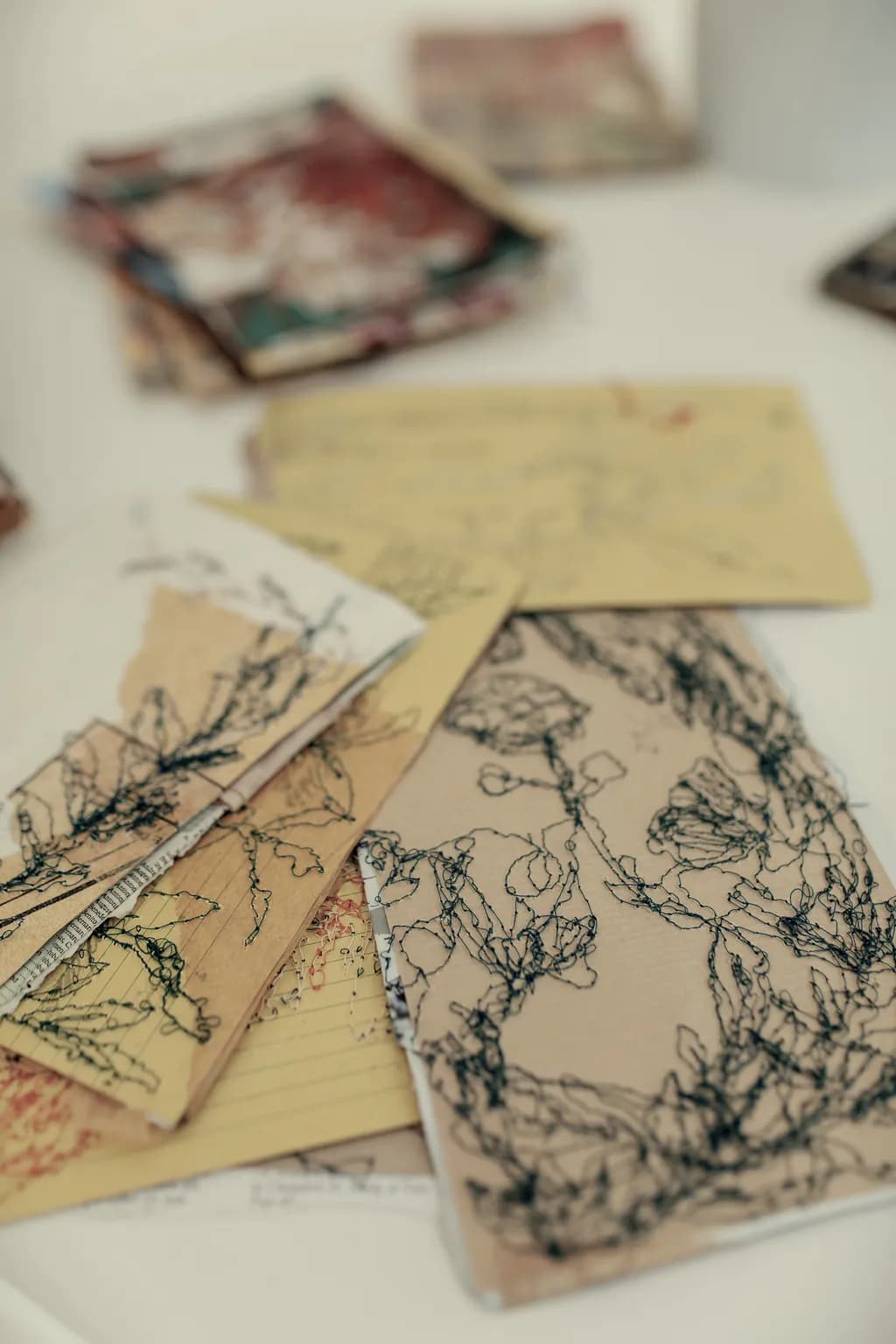 Whispers of Creativity: A Tapestry of Textured Sketches and Notes