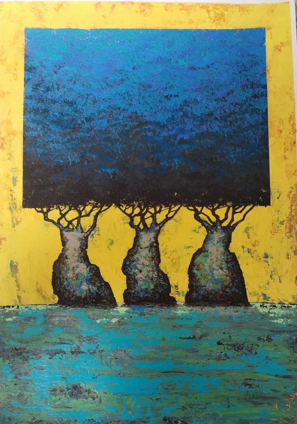 Three Baobab Trees