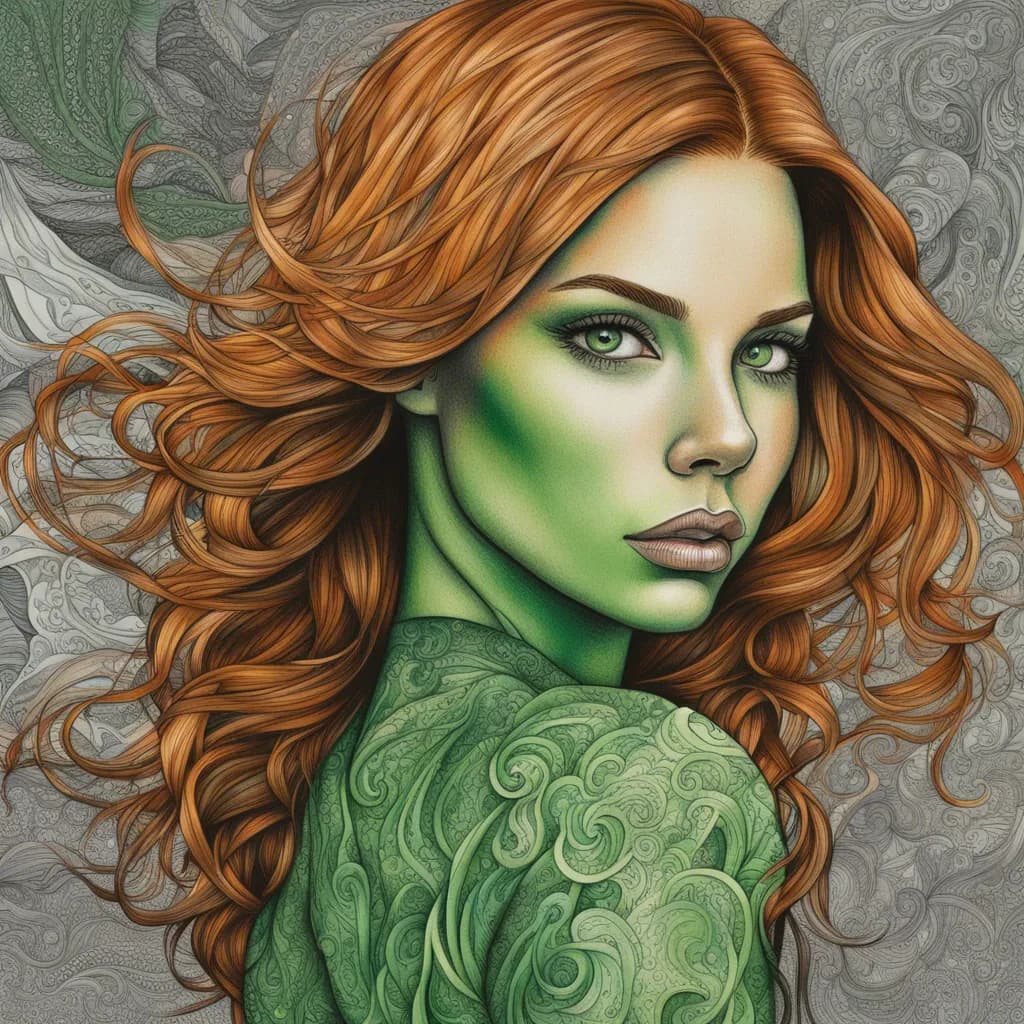 Whispers of Nature: A Portrait of Enchantment and Elegance