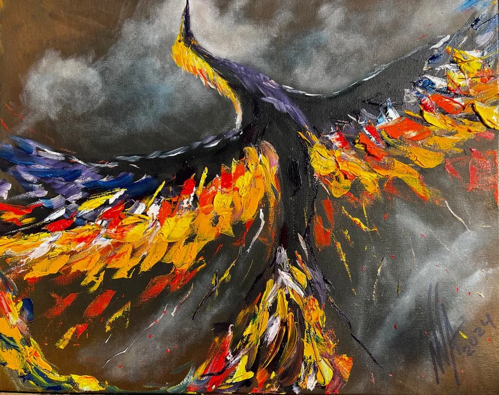 Eternal Flame: The Resurgence of the Phoenix in Vivid Colors