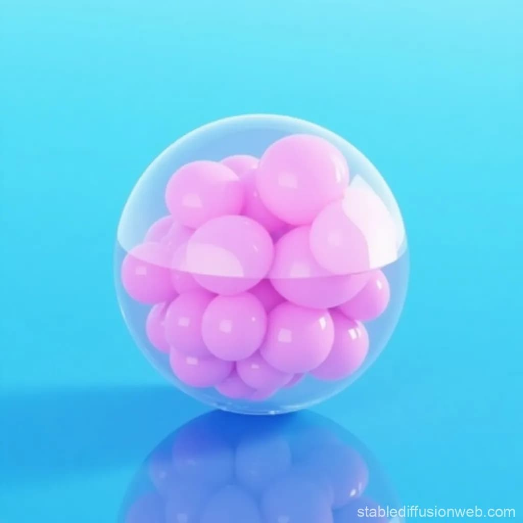 Balloons inside balloon