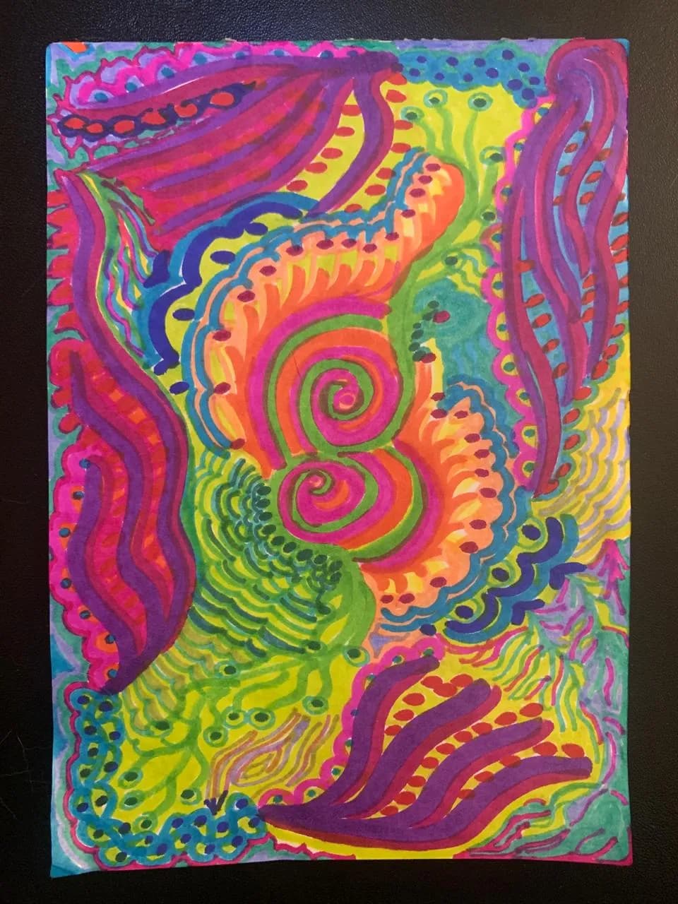 Vibrant Whirl: A Kaleidoscope of Colorful Swirls and Patterns