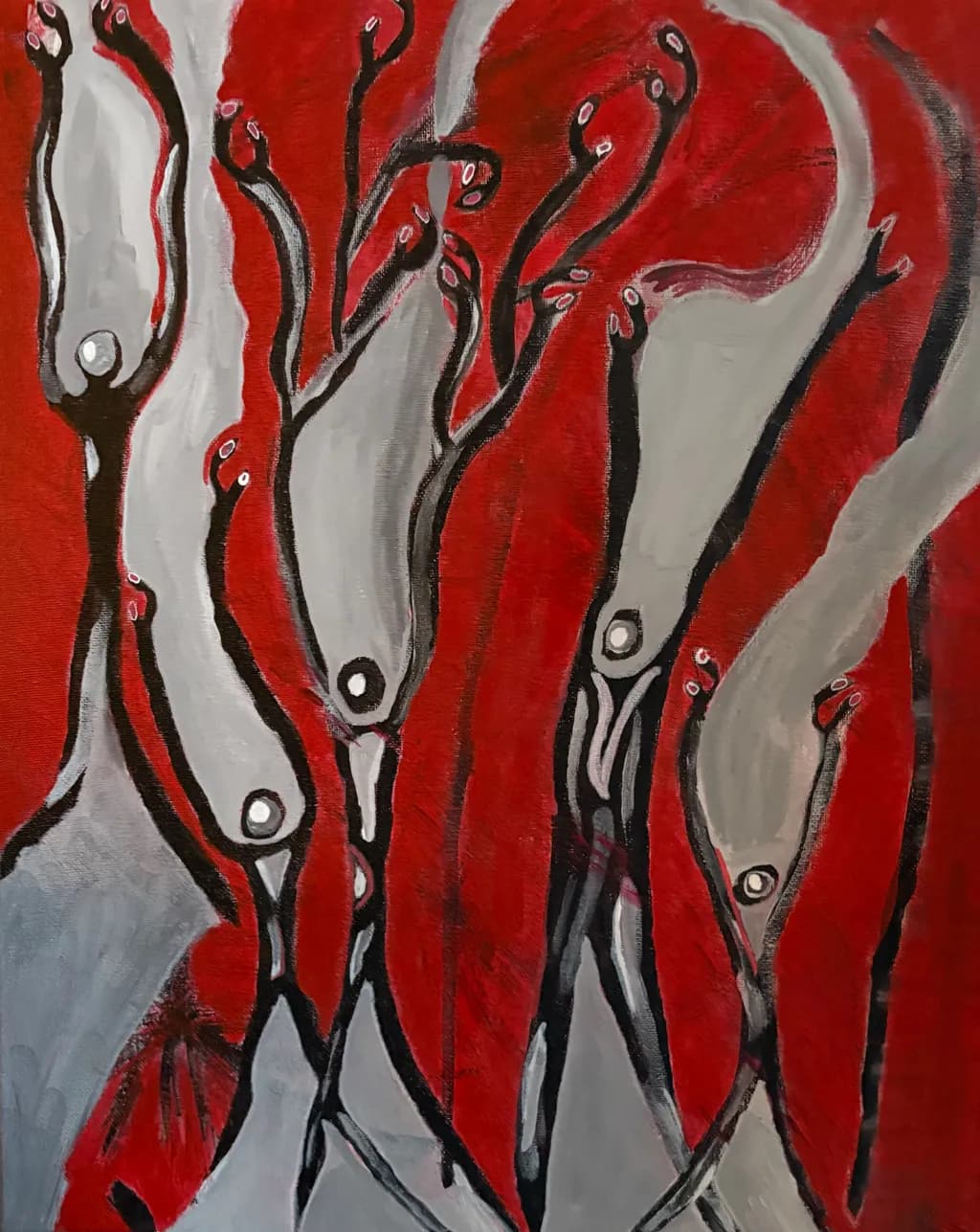 Black Red Figures