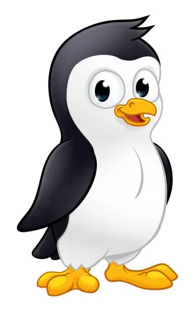 Charming Penguin: A Playful Character in Cartoon Style