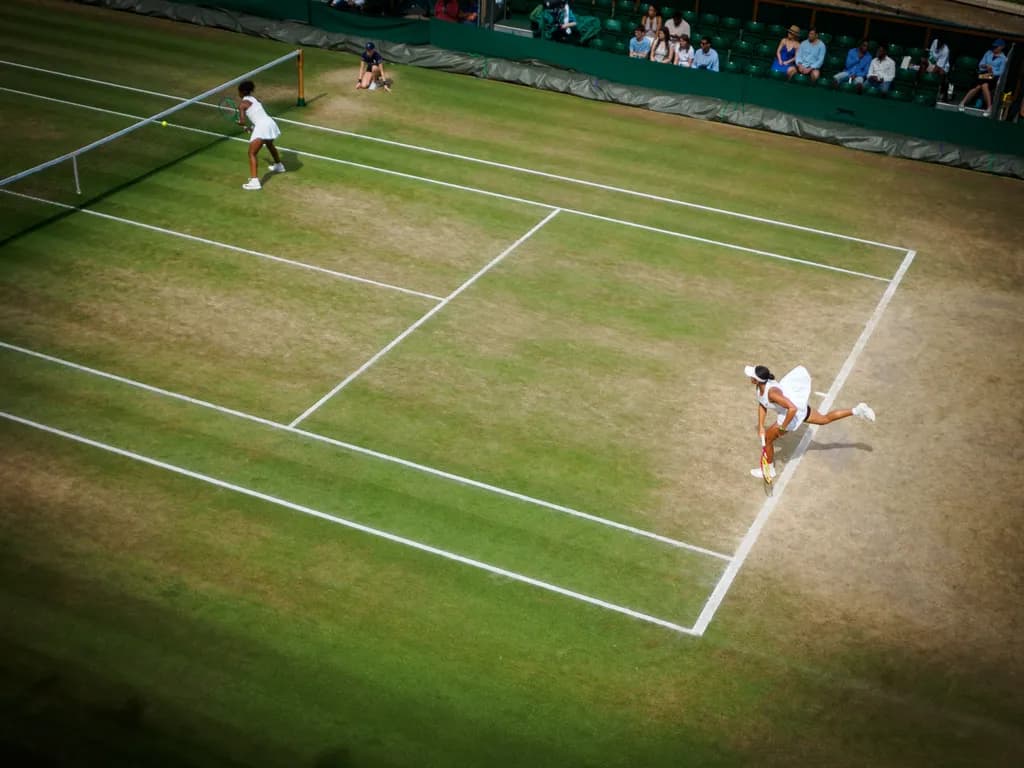 Wimbledon Court Geometry