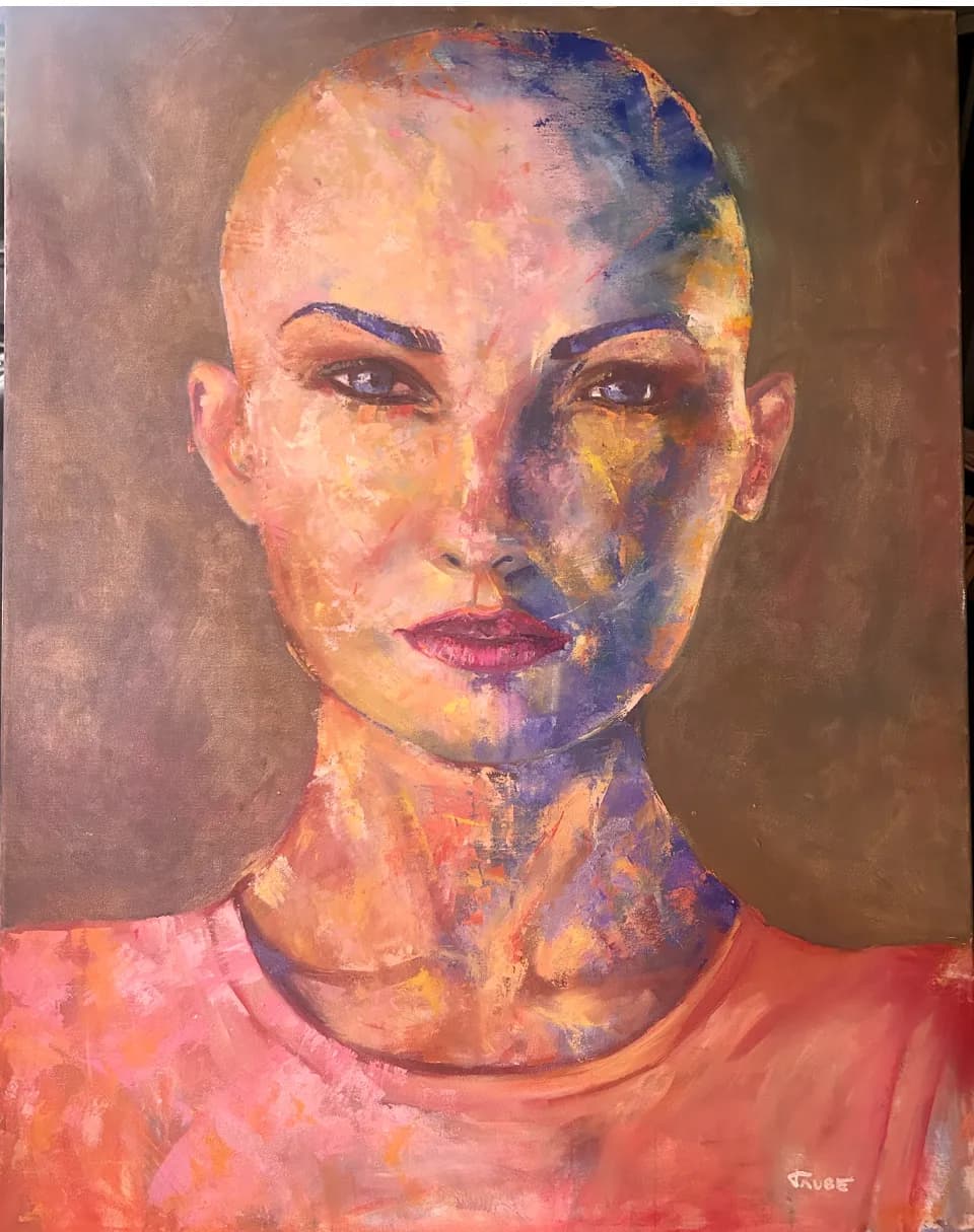Radiant Resilience: A Bold Portrait of Strength and Identity