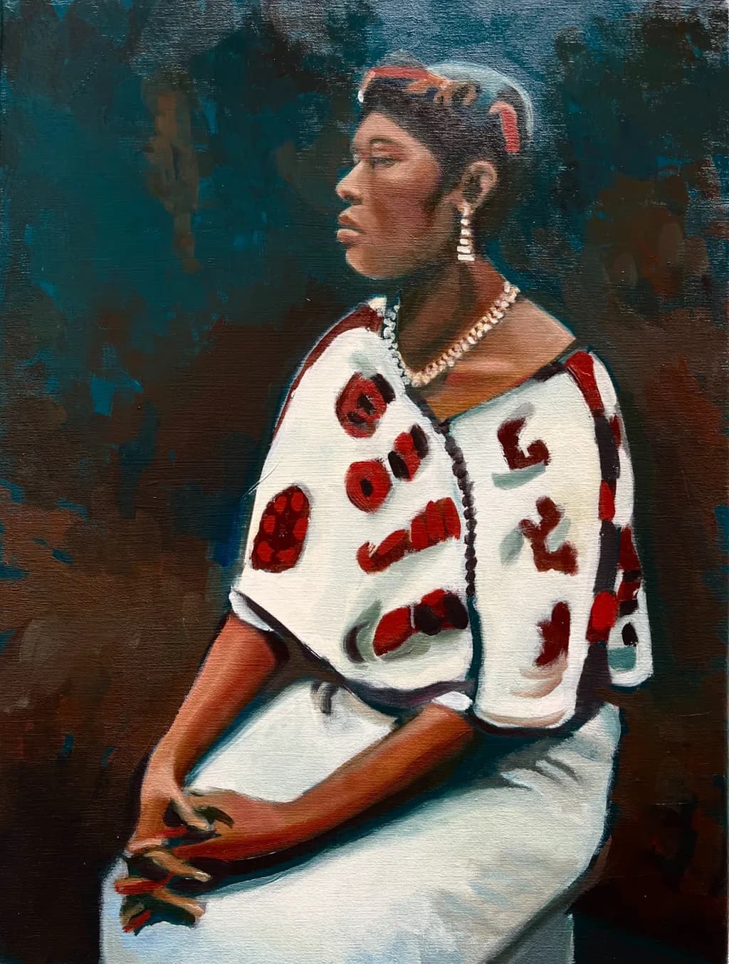 Embracing Heritage: A Portrait of Grace and Strength