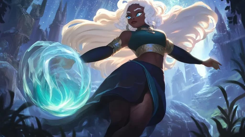 Mystical Guardian: Embracing the Power of the Elements in a Dreamlike Realm