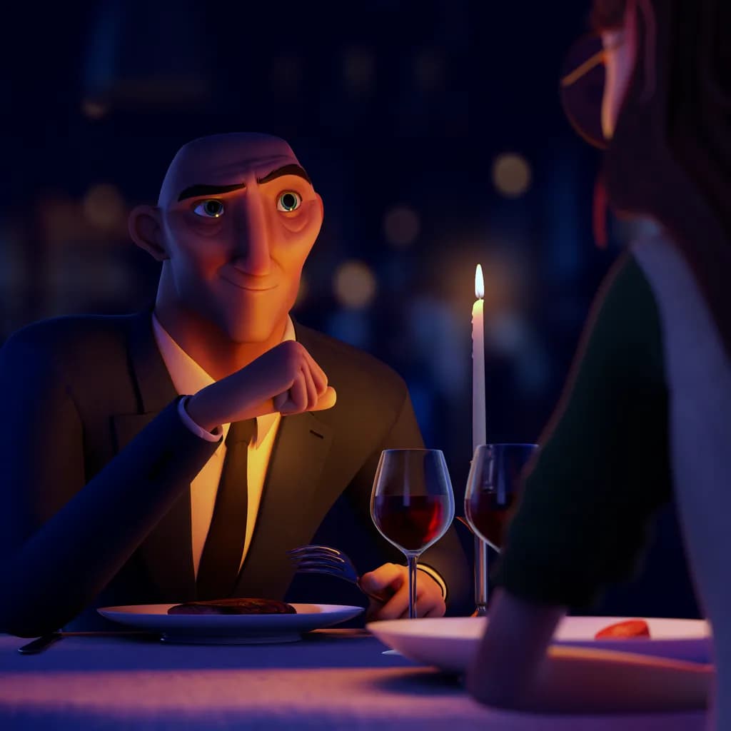 Candlelit Conversations: A Romantic Dinner Under the Stars