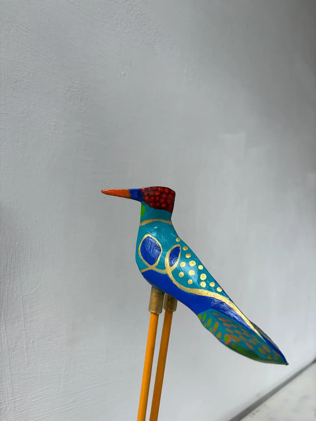 Colorful Bird Sculpture