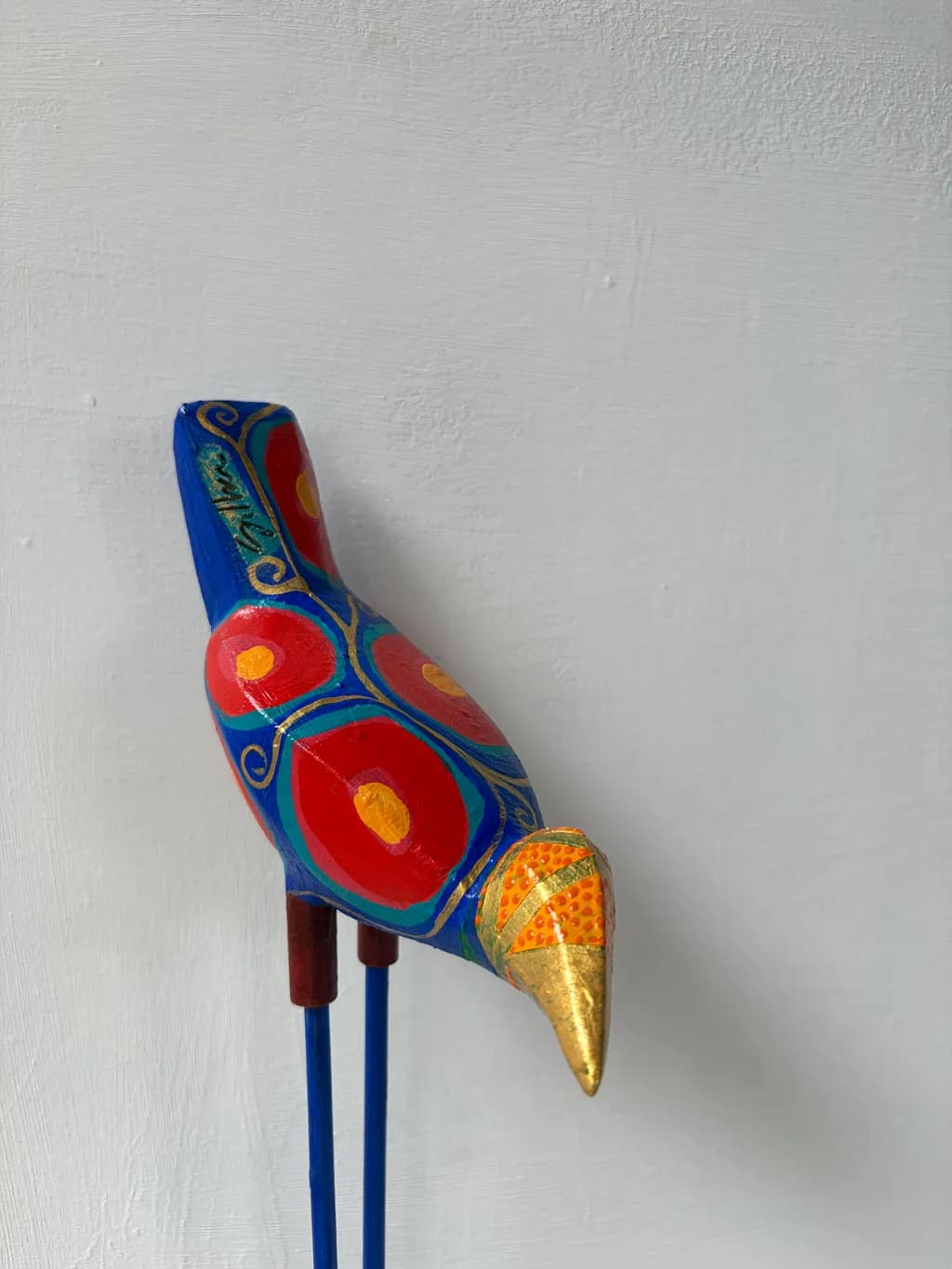 Colorful Bird Sculpture
