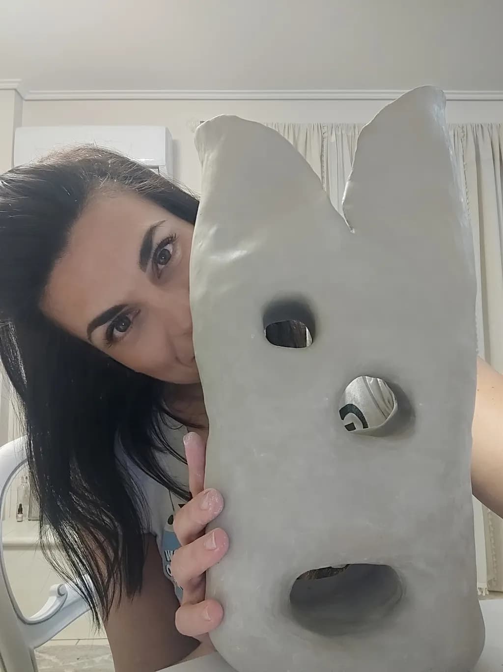 Whispers of Expression: A Clay Portrait Sculpture Embracing Creativity and Emotion