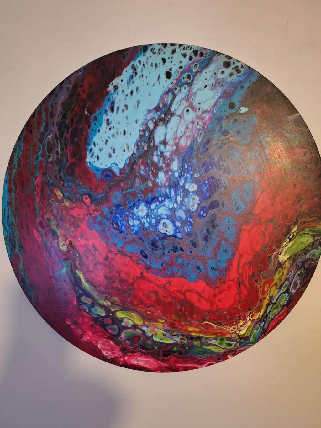 Celestial Whirl: A Vibrant Dance of Color and Emotion