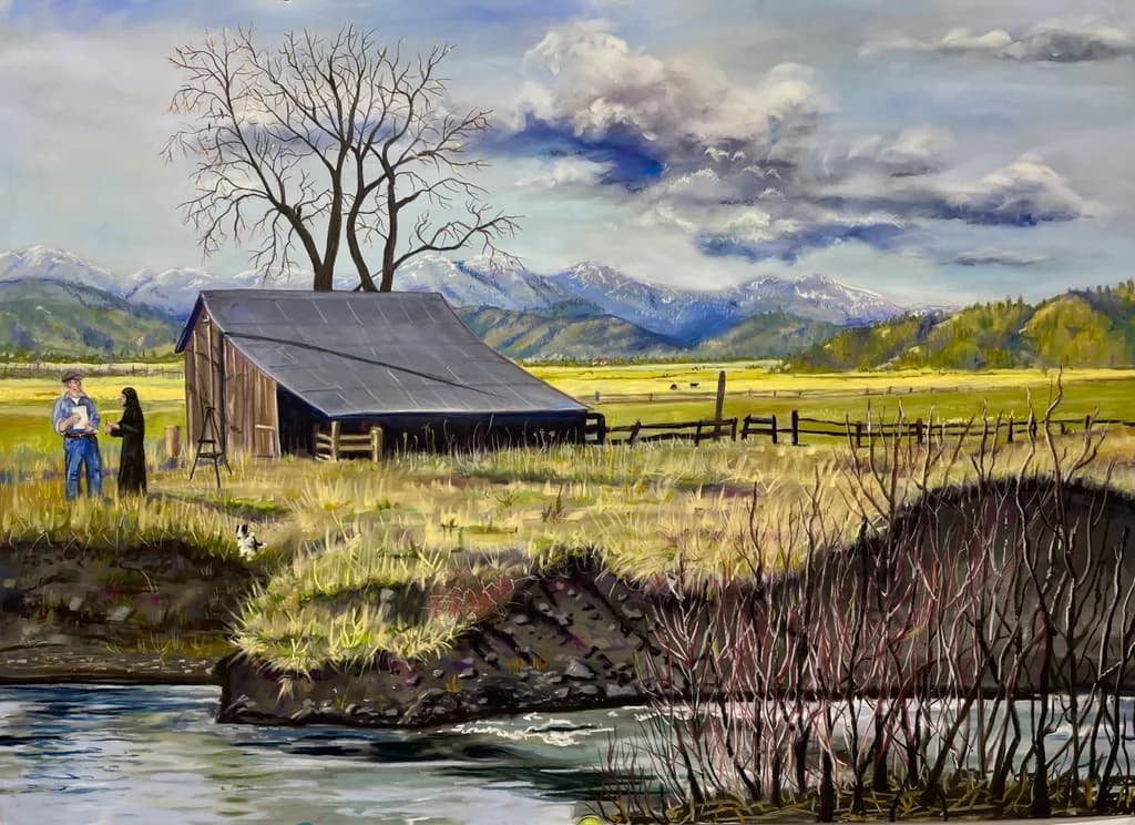 Whispers of the Past: A Serene Encounter in Nature's Embrace