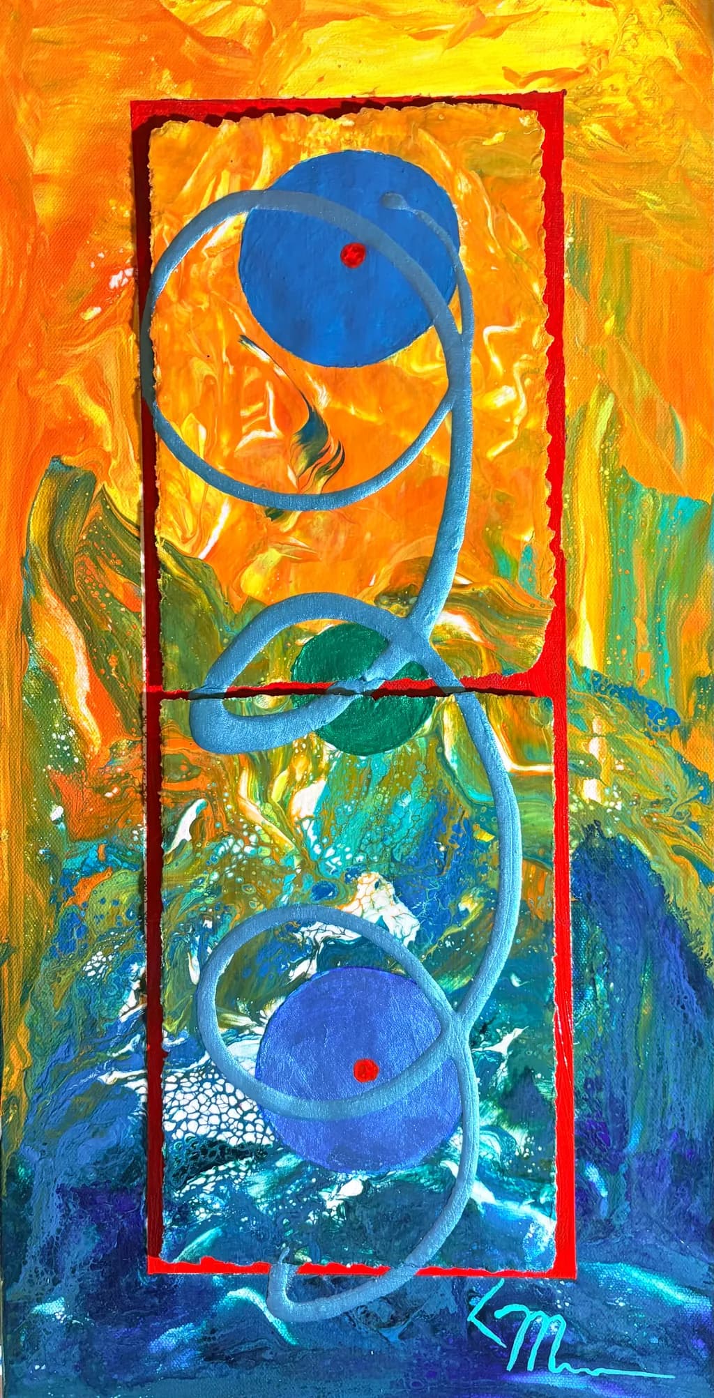 Abstract Swirls Composition