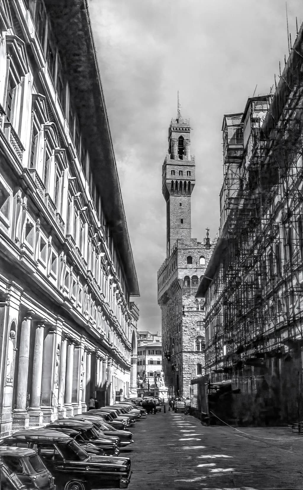 Tower of Uffize Gallery, Florence 1965