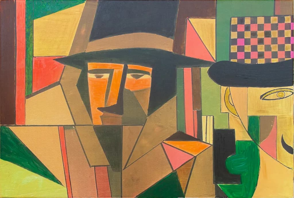 Faces of Expression: A Colorful Journey Through Abstract Portraiture