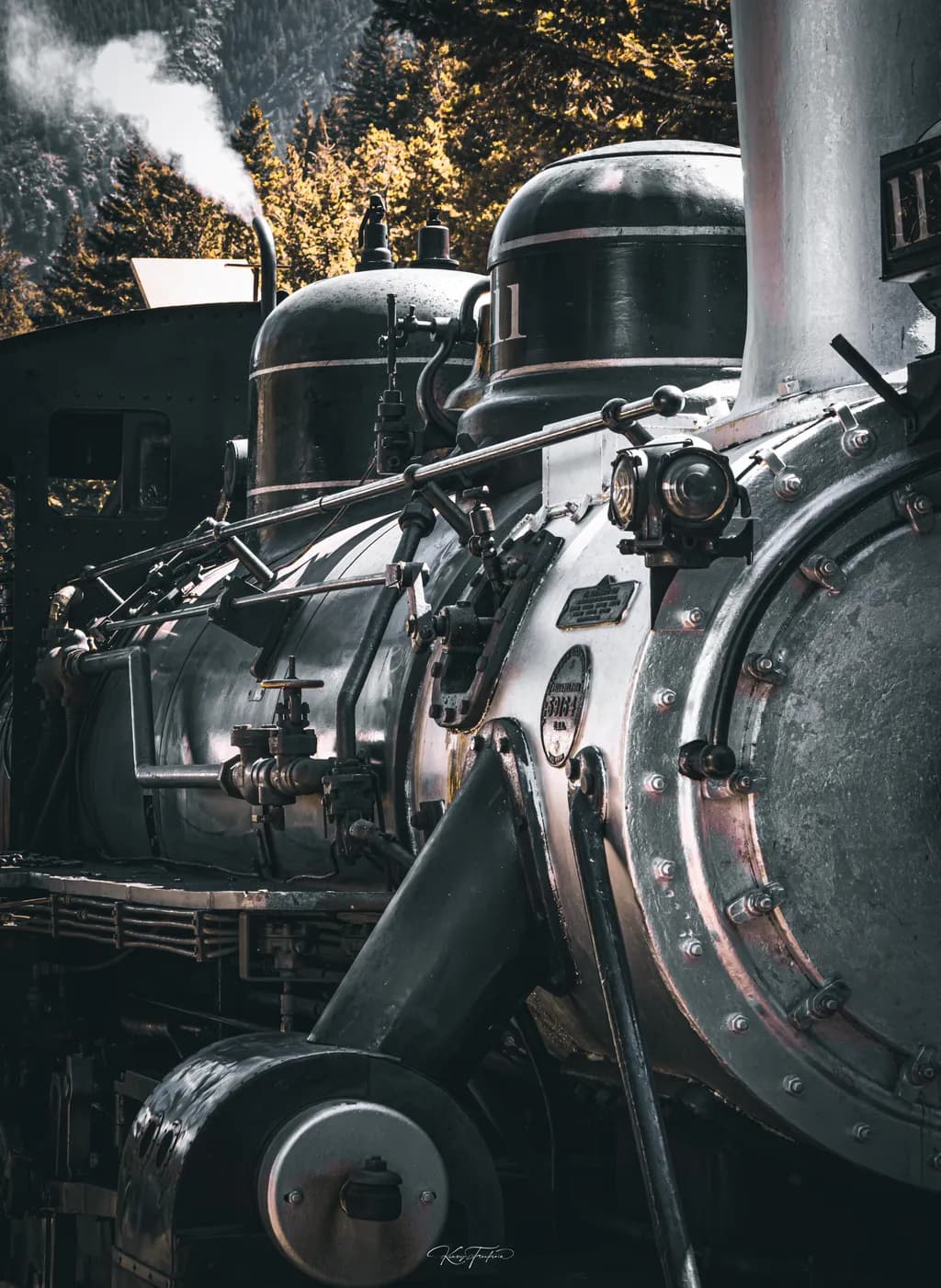 Whispers of Steel: The Timeless Journey of a Vintage Locomotive