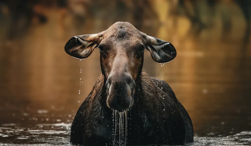 Majestic Serenity: A Close Encounter with Nature's Gentle Giant