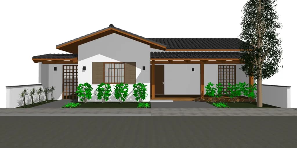 Modern Serenity: A Contemporary Landscape of Architectural Elegance and Design Harmony