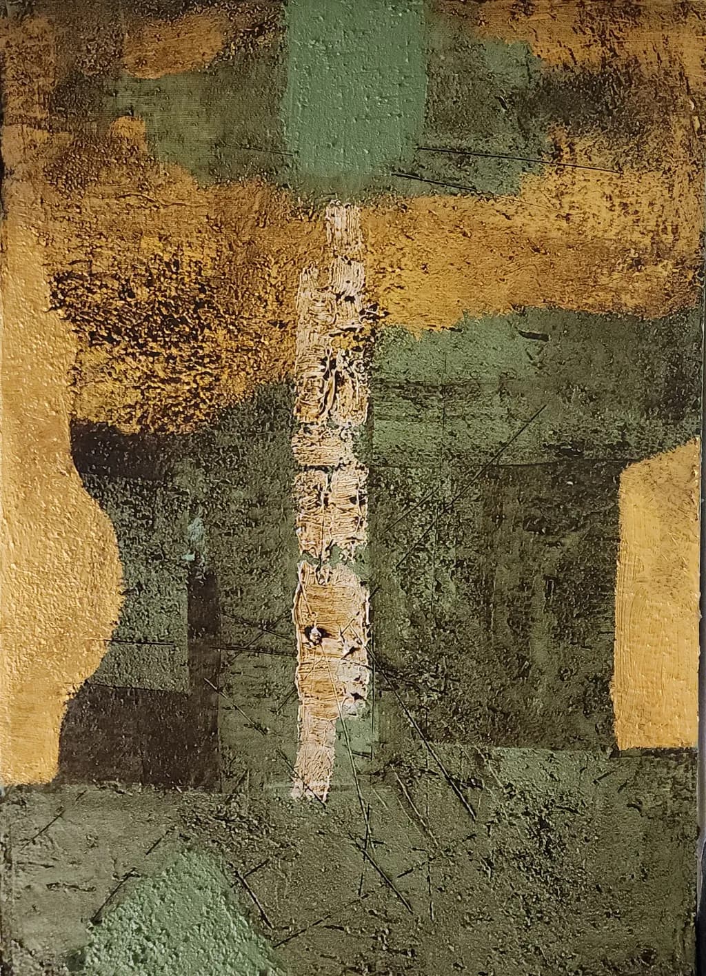 Whispers of Nature: An Abstract Journey Through Earthy Tones and Textures