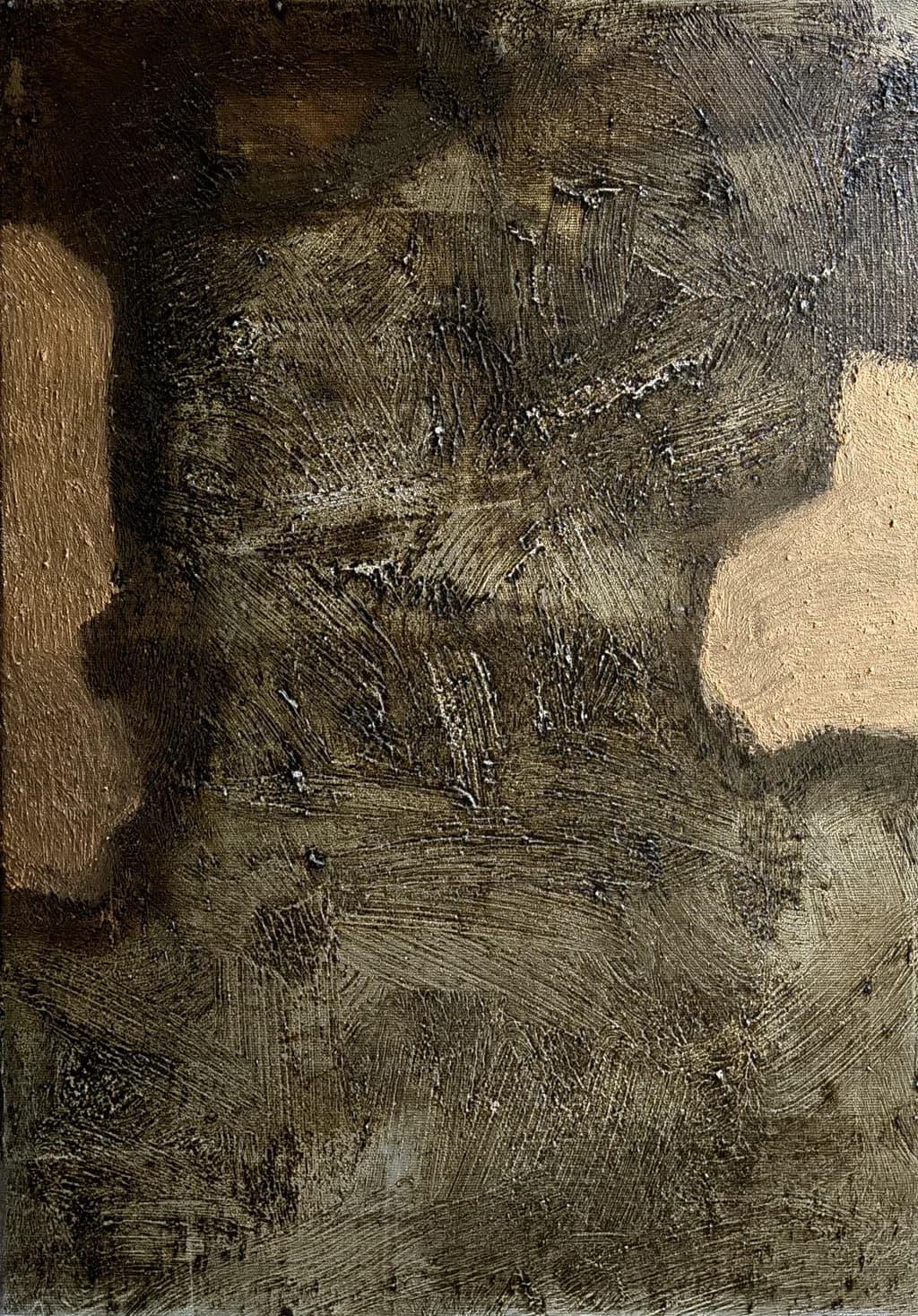 Whispers of Earth: A Textured Journey Through Metallic Layers