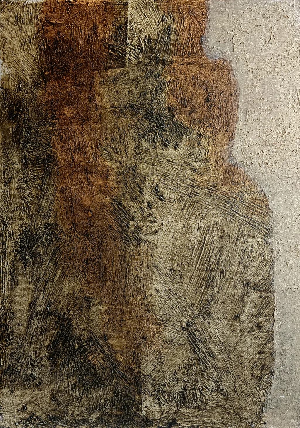 Whispers of Earth: A Textured Journey Through Color and Form