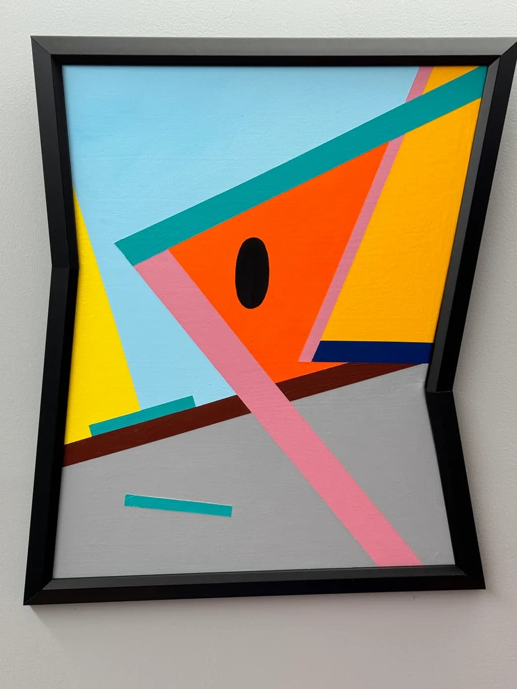 Vibrant Geometric Harmony: A Modern Abstract Exploration in Colorful Shapes