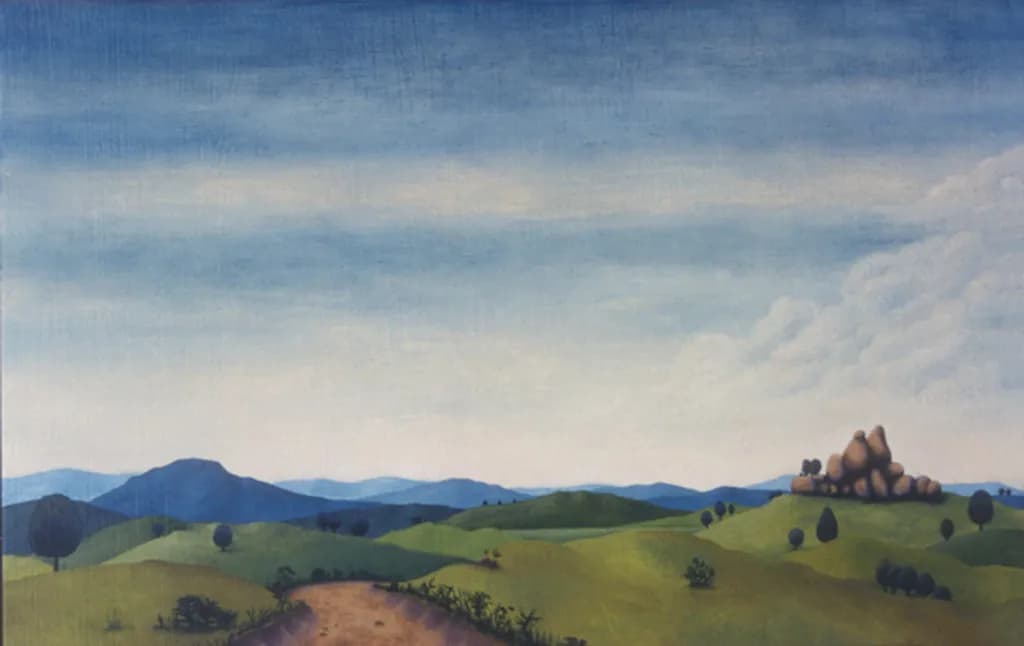 Distant Hillscape