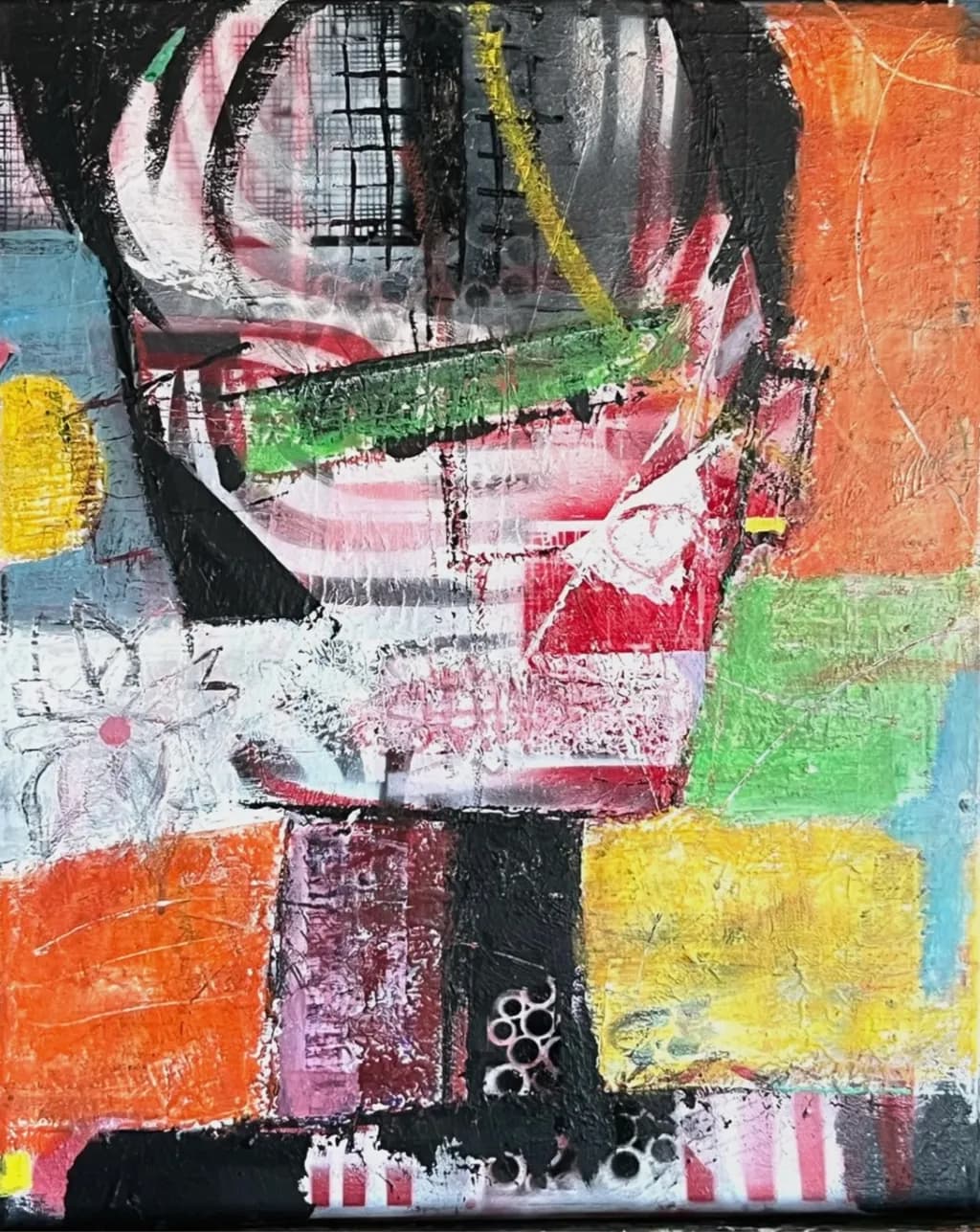 Vibrant Geometric Expressions: A Colorful Journey Through Abstract Art