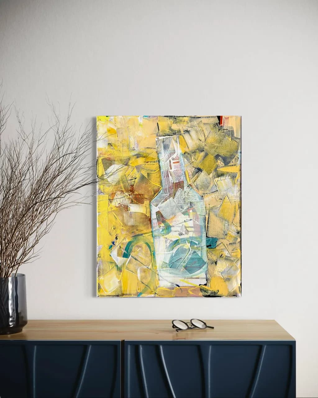Vibrant Whispers: An Abstract Journey Through Color and Form