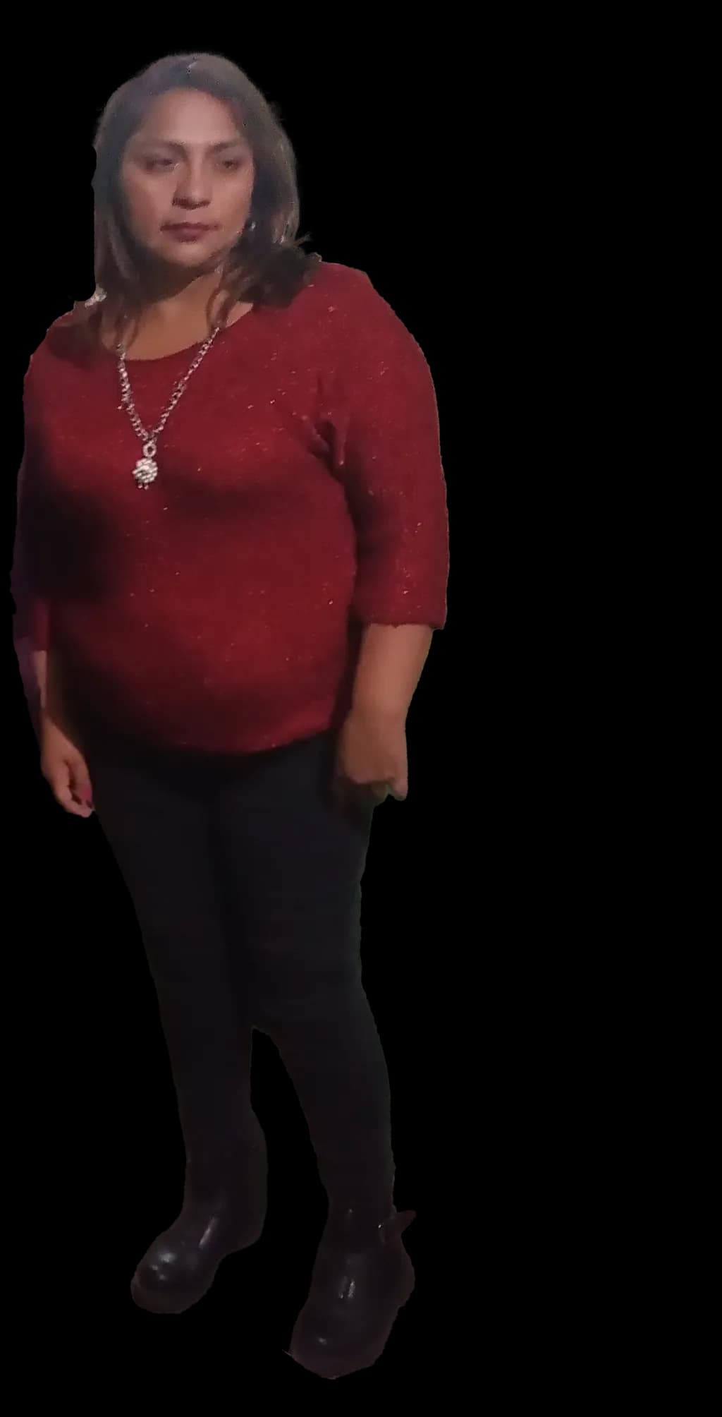 Radiant Elegance: A Portrait of Poise and Confidence in Red