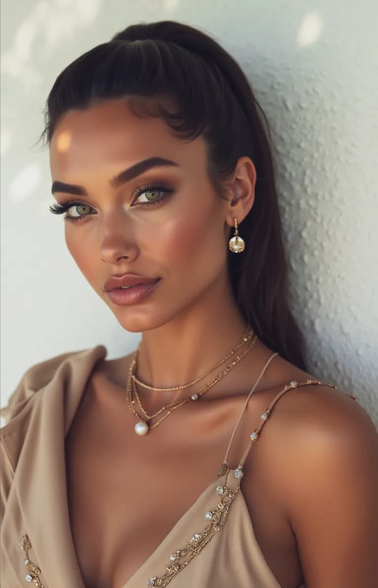 Radiant Elegance: A Captivating Portrait of Timeless Beauty and Grace