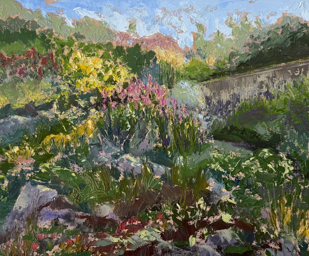 Whispers of Spring: A Lush Garden Awakening in Colorful Blooms