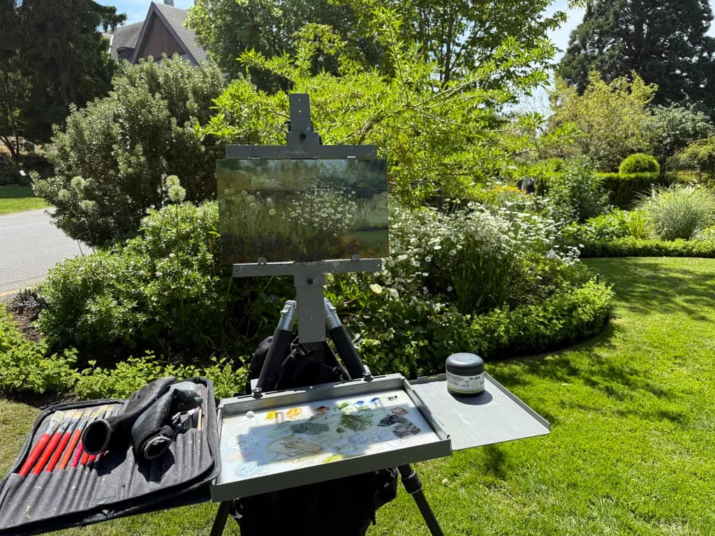 Whispers of Nature: A Serene Garden in Bloom