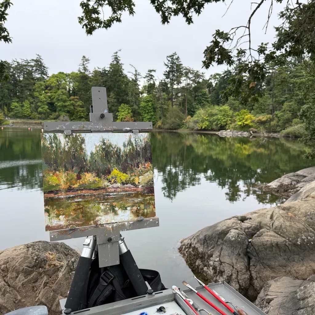 Serene Reflections: A Tranquil Landscape of Nature's Beauty