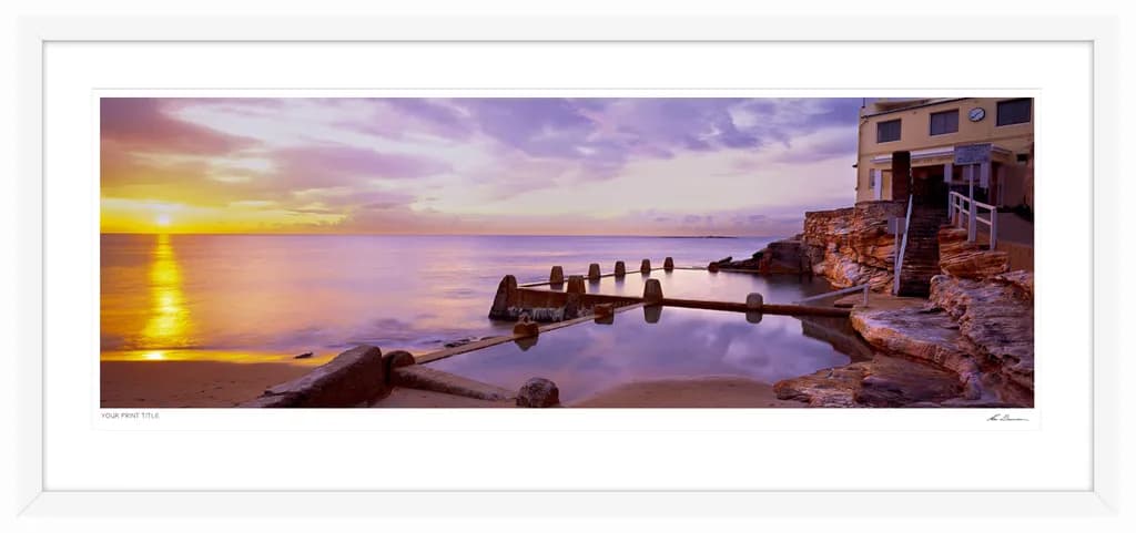 Serene Sunset Reflections: A Coastal Dreamscape in Tranquil Waters