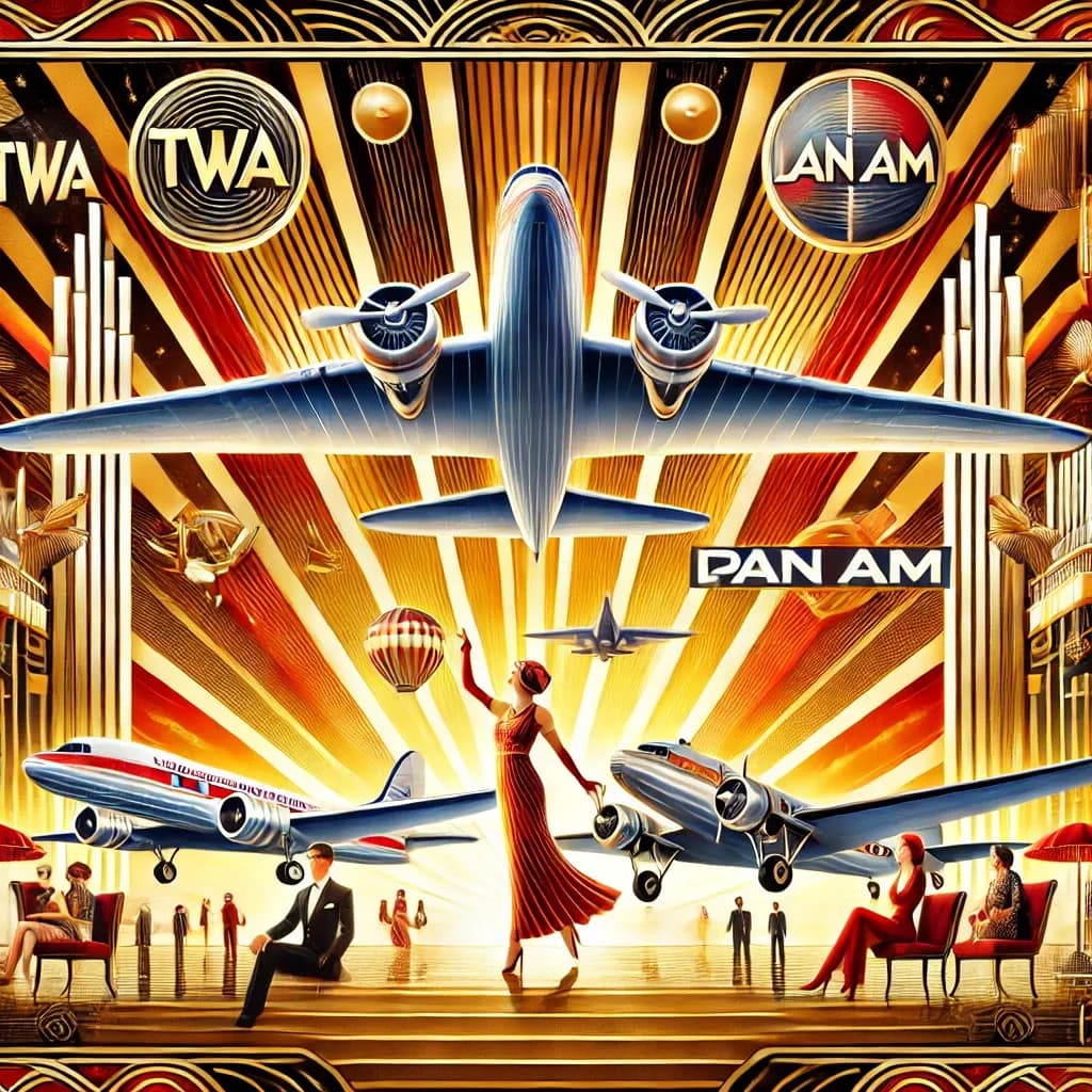 Aviation Elegance: A Retro Journey Through TWA and Pan Am's Golden Age