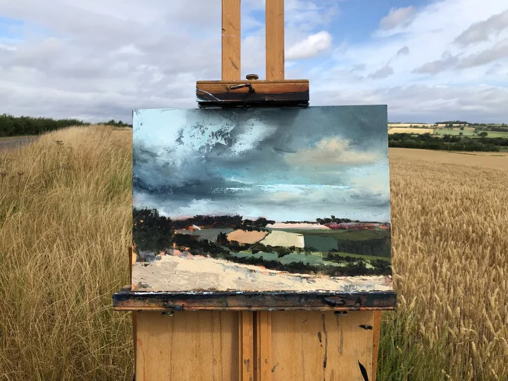 Whispers of the Sky: A Serene Landscape in Motion